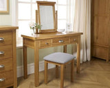 Winona 3 Drawer Dressing Table - Oak