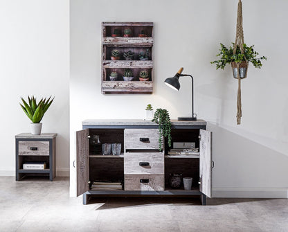 Baxter 2 door 3 drawer sideboard grey