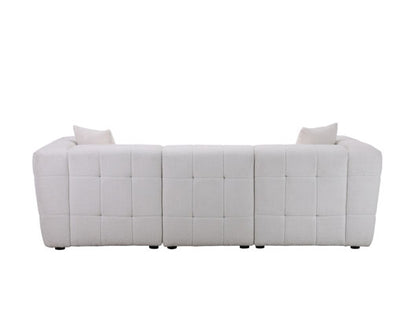 Milo 3 Seater Sofa - White