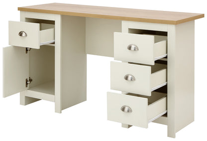 Lachlan Study Desk- Cream