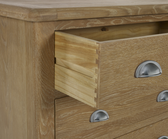 Malani Limed Oak 3 Drawer Chest