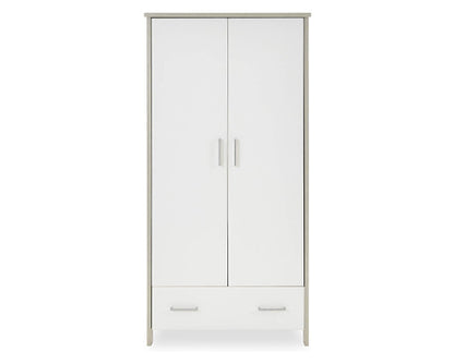 Nina Double Wardrobe - White Wash