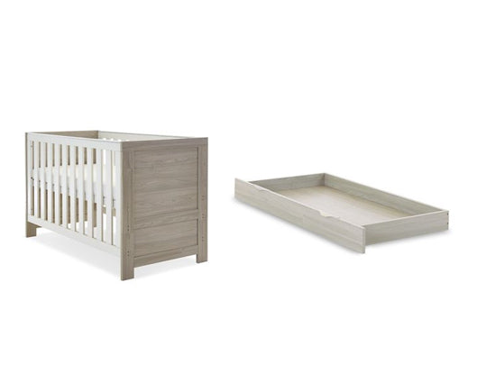 Nina 2 Piece Room Set & Underdrawer - Grey Wash & White