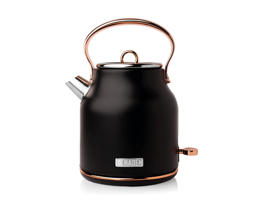 Haden Heritage 1.7L Kettle Black and Copper