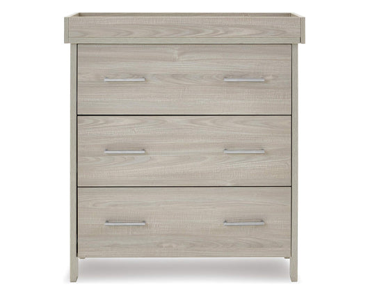 Nina Changing Unit - Grey Wash & White