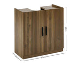 Hampshire Under Sink Bathroom Storage Unit Walnut
