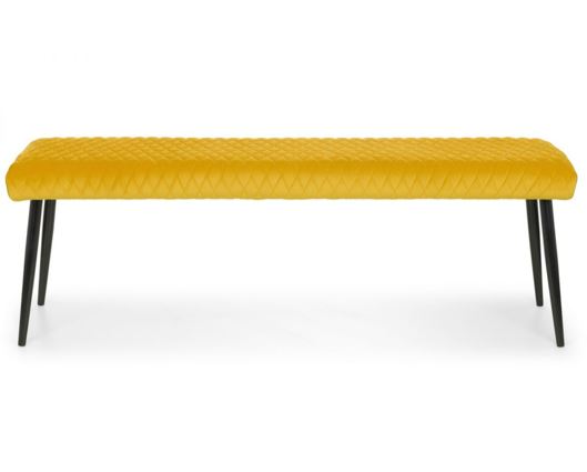 Leena Low Bench-Mustard