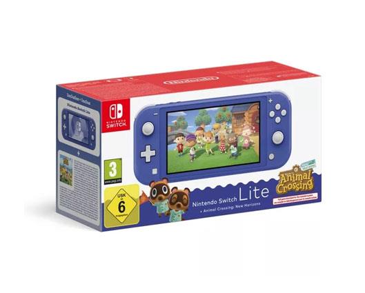 Nintendo Switch Lite (Blue) + Animal Crossing
