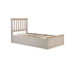 Phoenix Single Ottoman Bed - Pearl Grey