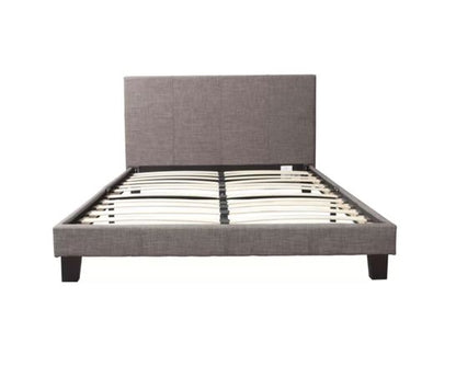 Berlin Fabric Bed Grey - Small Double