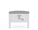 Koala Grey Cot Bed + Fibre Mattress