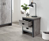 Baxter 3 Piece Bedroom Set-Grey