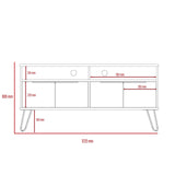 Nexus Wide Screen TV Rack with 4 Doors