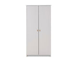 Elise Double Wardrobe - White