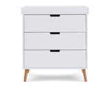 Maura 2 Piece Room Set - White with Natural