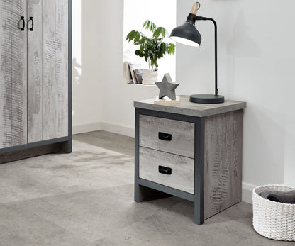 Baxter 3 Piece Bedroom Set-Grey