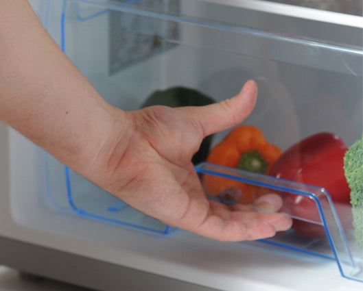 Statesman R155" 55cm Under Counter Fridge With 4* IceBox Silver