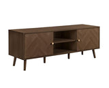 Herringford Large TV Unit - Walnut