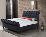 Charlton Bed King - Charcoal