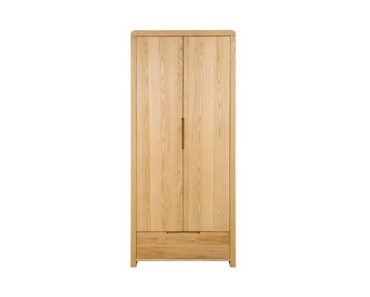 Curvus 2 Door 1 Drawer Wardrobe
