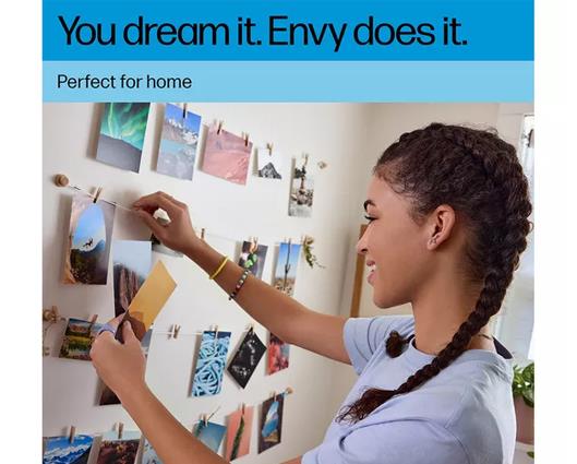 HP Envy 6120e All-in-One Inkjet Wireless Printer with Fax & 3 Months Instant Ink with HP+