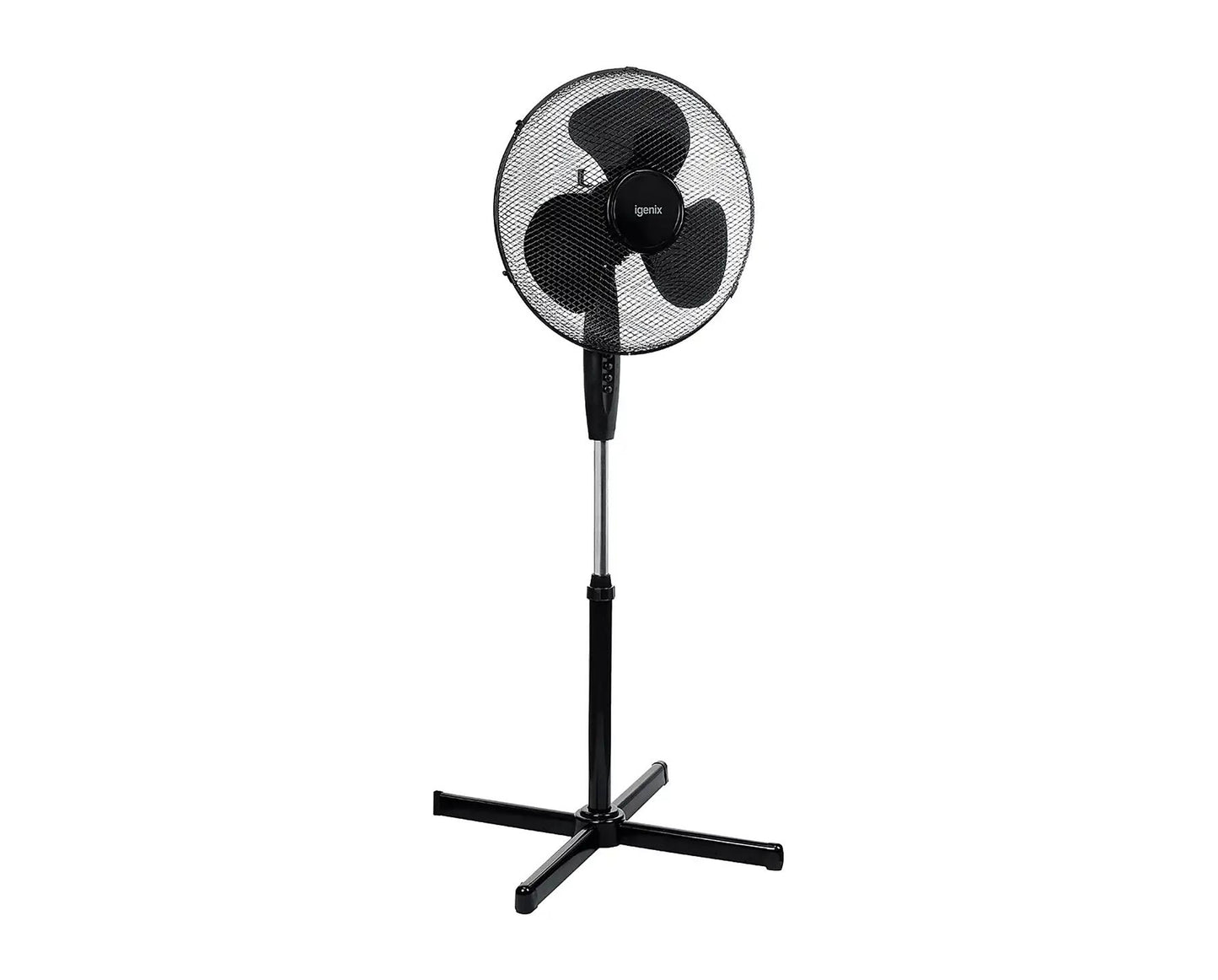 Igenix 16" Pedestal Fan Black