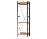 Cohen Open Wardrobe with 3 Shelves- Riveria Oak