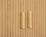 Axel 2 Door Fluted Sideboard - Oak