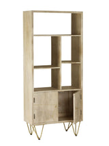 Light Gold Large 2 Door Bookcase