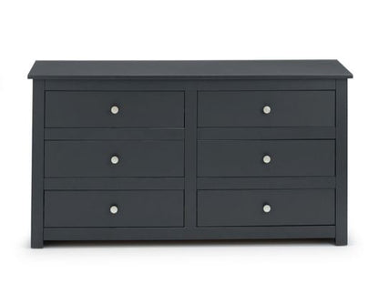Cassini 6 Drawer Chest-Anthracite
