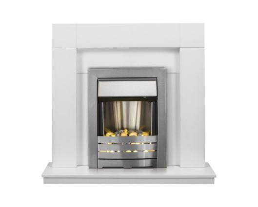 Milton Suite in Pure White & Black/Pure White, 39 Inch