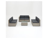Catina Light Grey Modular Set w/ Grey Cushions