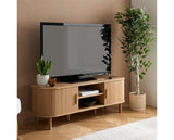 Axel Fluted Small TV Unit - Oak