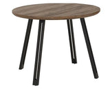QUEBEC ROUND DINING TABLE - MEDIUM OAK EFFECT
