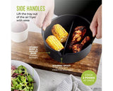 Round Solid Silicone Tray with Divider