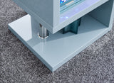 Arctic High Gloss LED Side Table-Grey