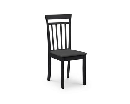 Cooper Table & 4 Chairs - Black