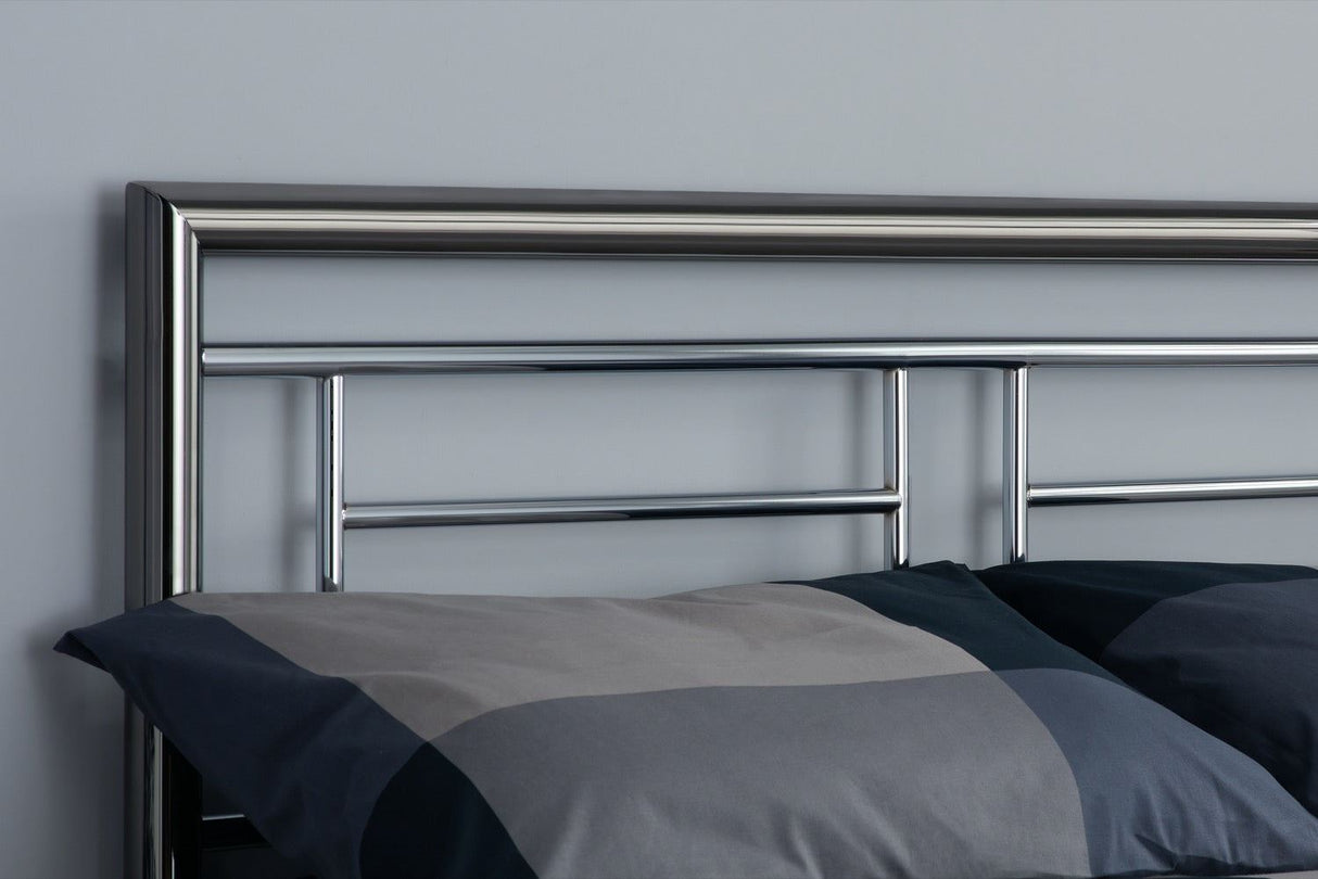 Montana Double Bed - Silver