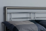 Montana Double Bed - Silver