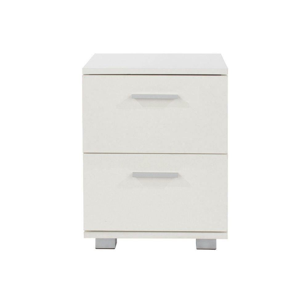 Luna 2 Drawer Compact Bedside Cabinet