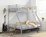Newton Triple Bunk Bed - Silver