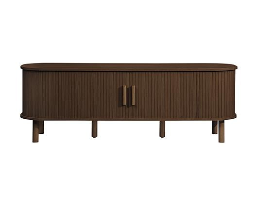Axel Fluted TV Unit - Walnut