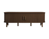 Axel Fluted TV Unit - Walnut