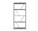 Leyla 5 Tier Shelving Unit- Grey