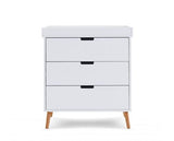 Maura Changing Unit - White with Natural