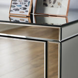 Saxen 4 Drawer Chest - Mirrored