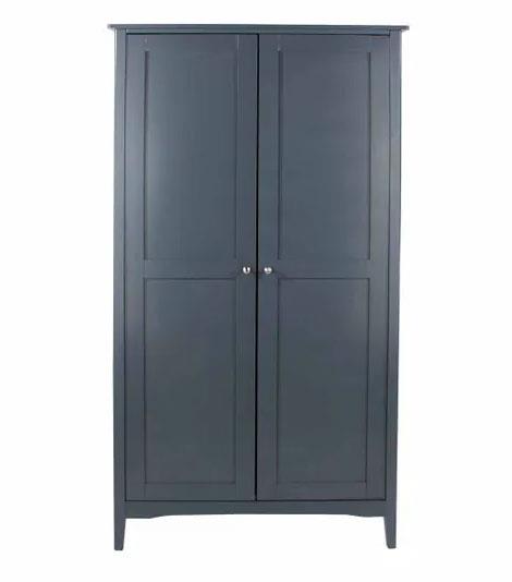 Como 2 Door Wardrobe-Midnight Blue