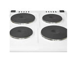 Haden HES051W 50cm Electric Single Cavity cooker with Solid Plate Hob