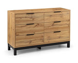 Bali 6 Drawer Wide Chest Oak