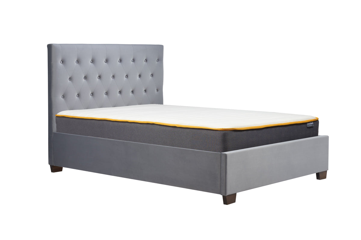 Colenz Bed Cologne King Bed - Grey – Owncomforts